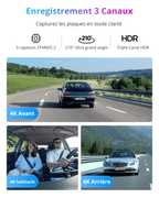 VIOFO A329S 3 Canaux