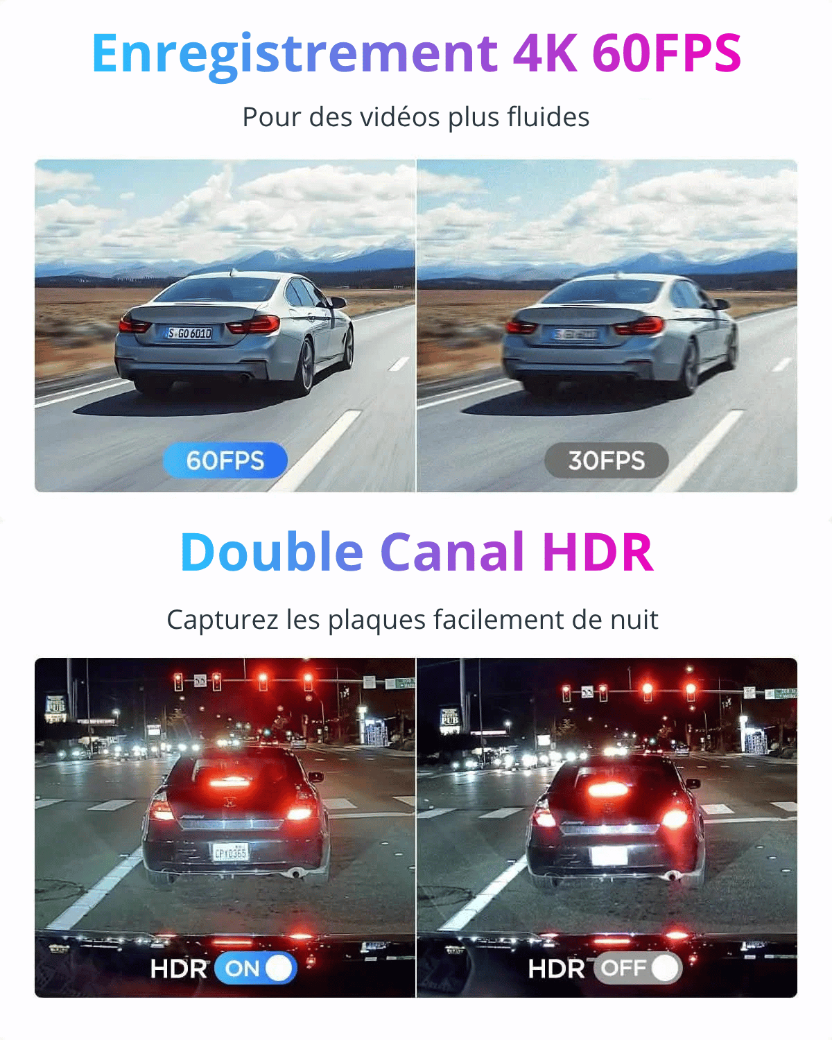 VIOFO A329S 2 Canaux