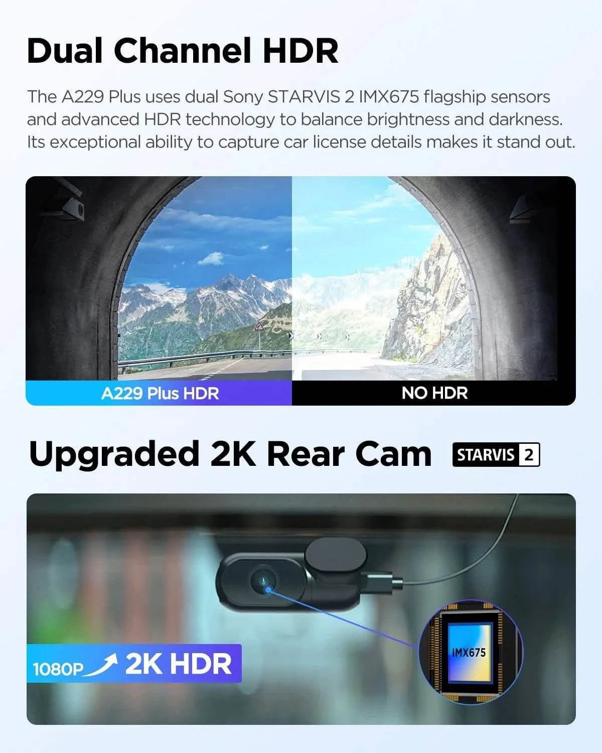 VIOFO A229 Plus 2 Canaux - DASHCAMSTOCK