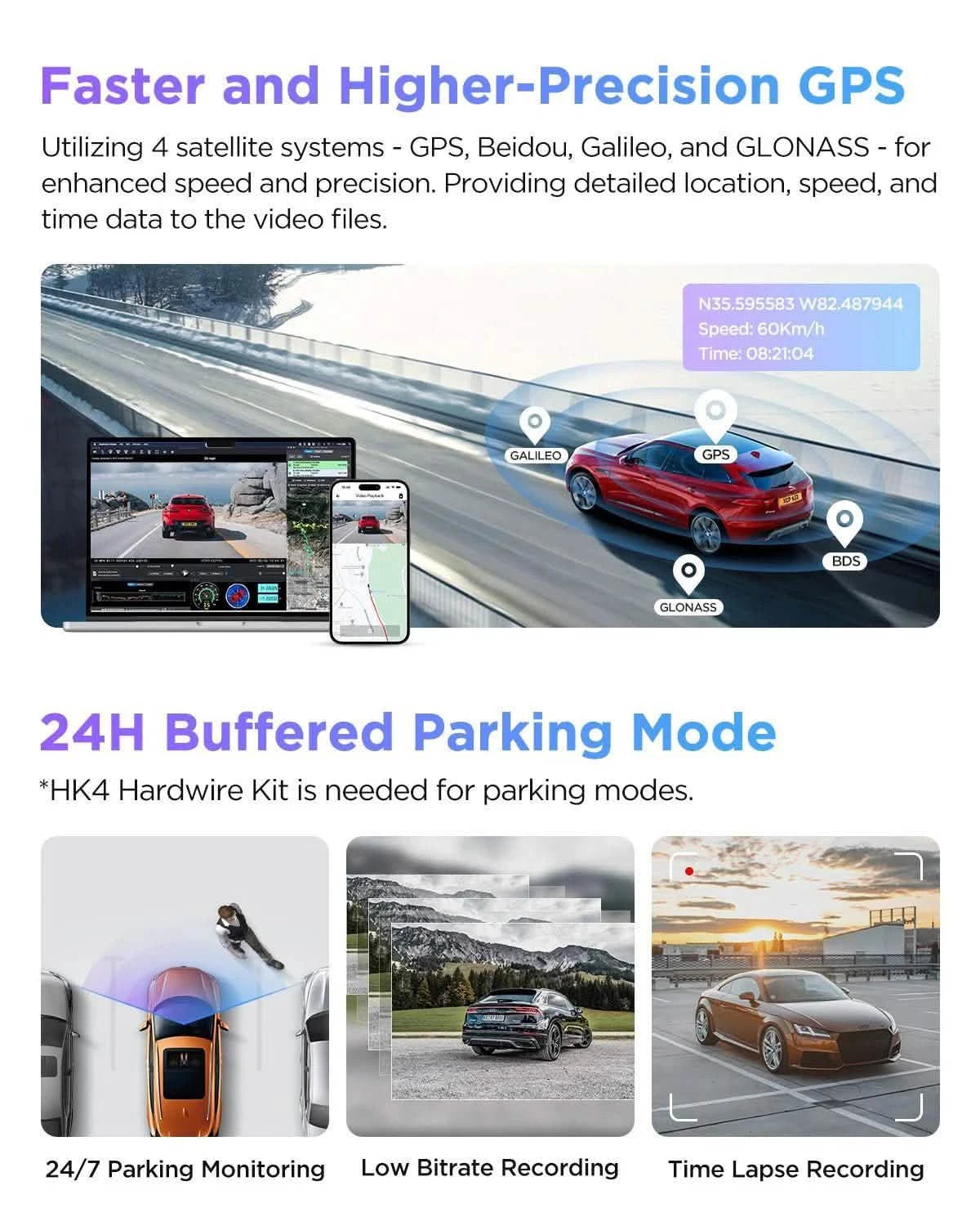 VIOFO A229 Pro 1 Canal - DASHCAMSTOCK
