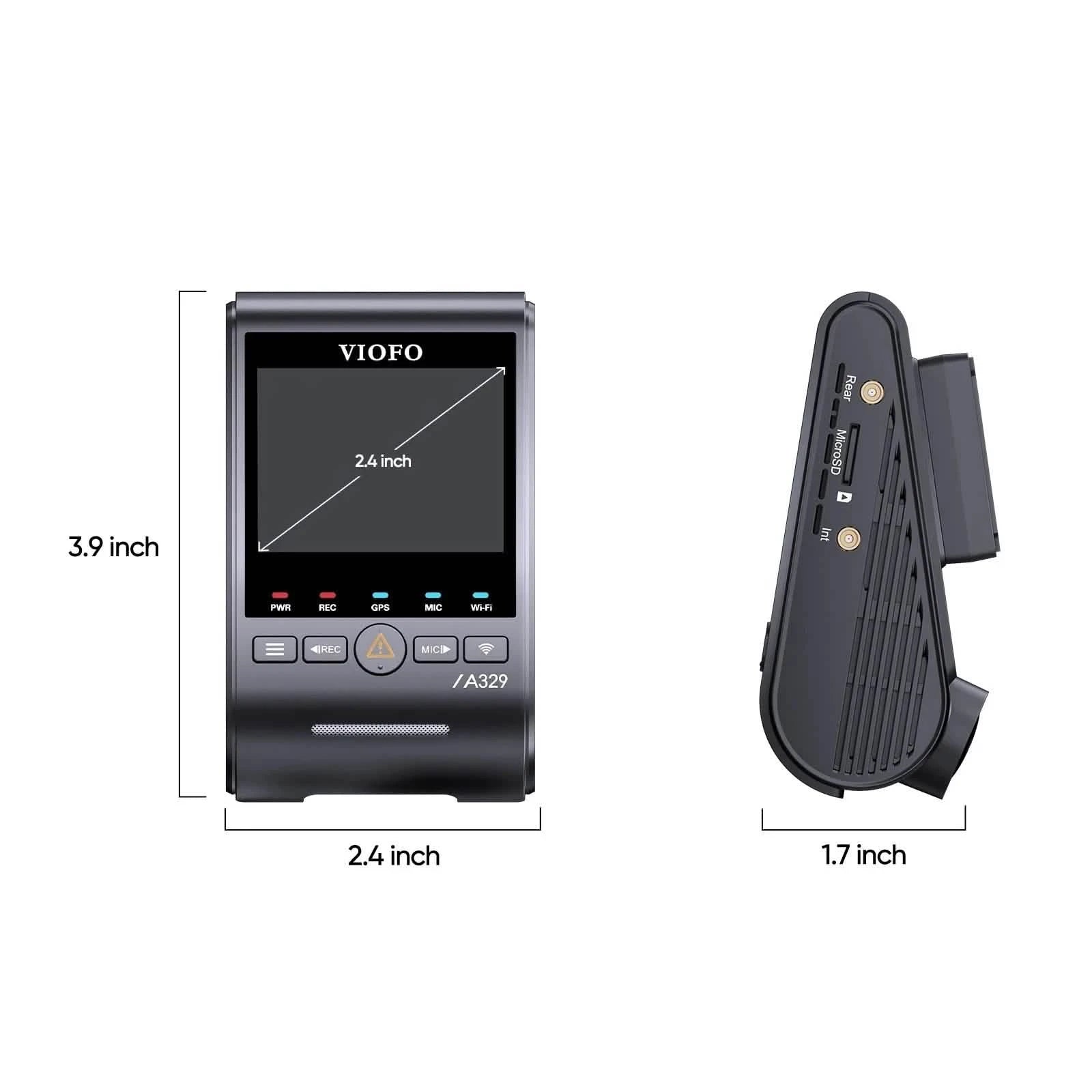 VIOFO A329S 1 Canal - DASHCAMSTOCK
